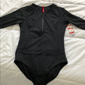 SPANX long sleeve swim suit